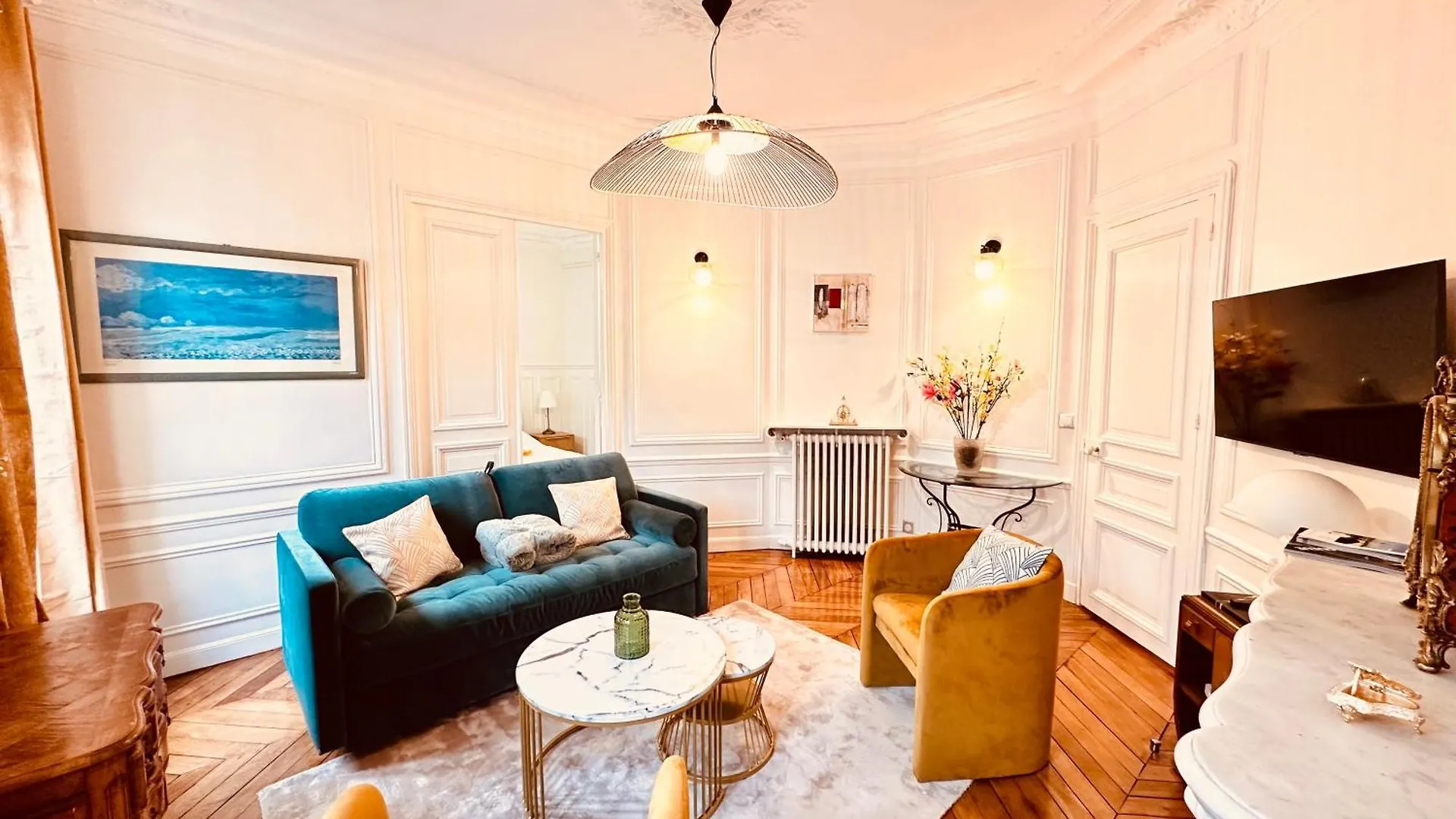 Lägenhet Charming 4-room Flat Near Eiffel Tower-8people-2 Bedrooms *